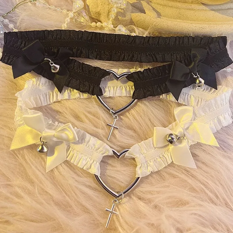 Body Jewelry Rings - Gothic Heart Lolita Leg Set Elastic