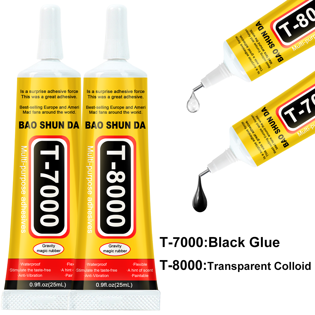 Body Jewelry Tool - T8000 Precision Glue, Jewelry, Rhinestones, Shoe