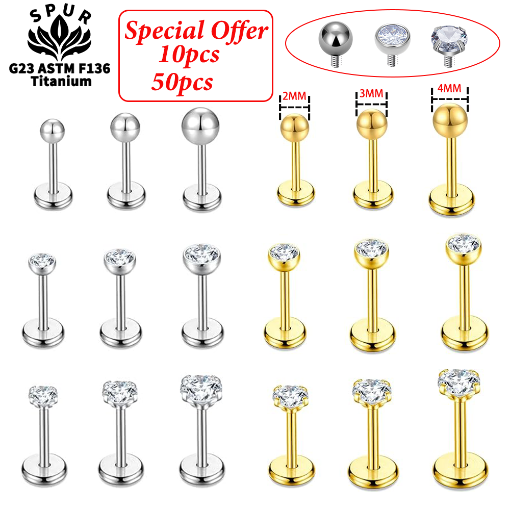 Body Jewelry On Sale - On Sale 10/50pc 16G/18G G23 Titanium