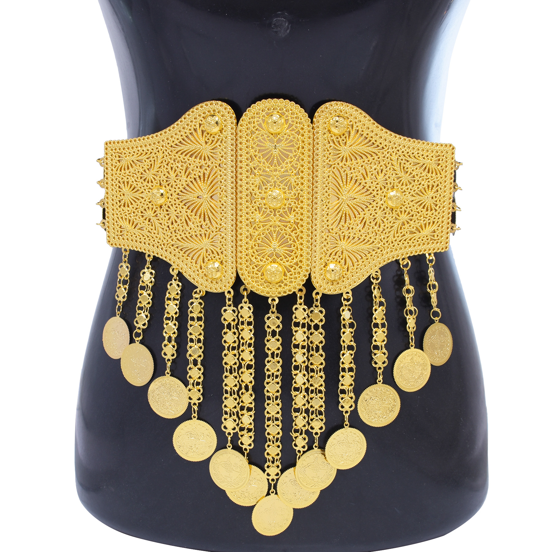 Indian Arab Gold Plated Wide W - đánh giá và giá Body Jewelry Indian