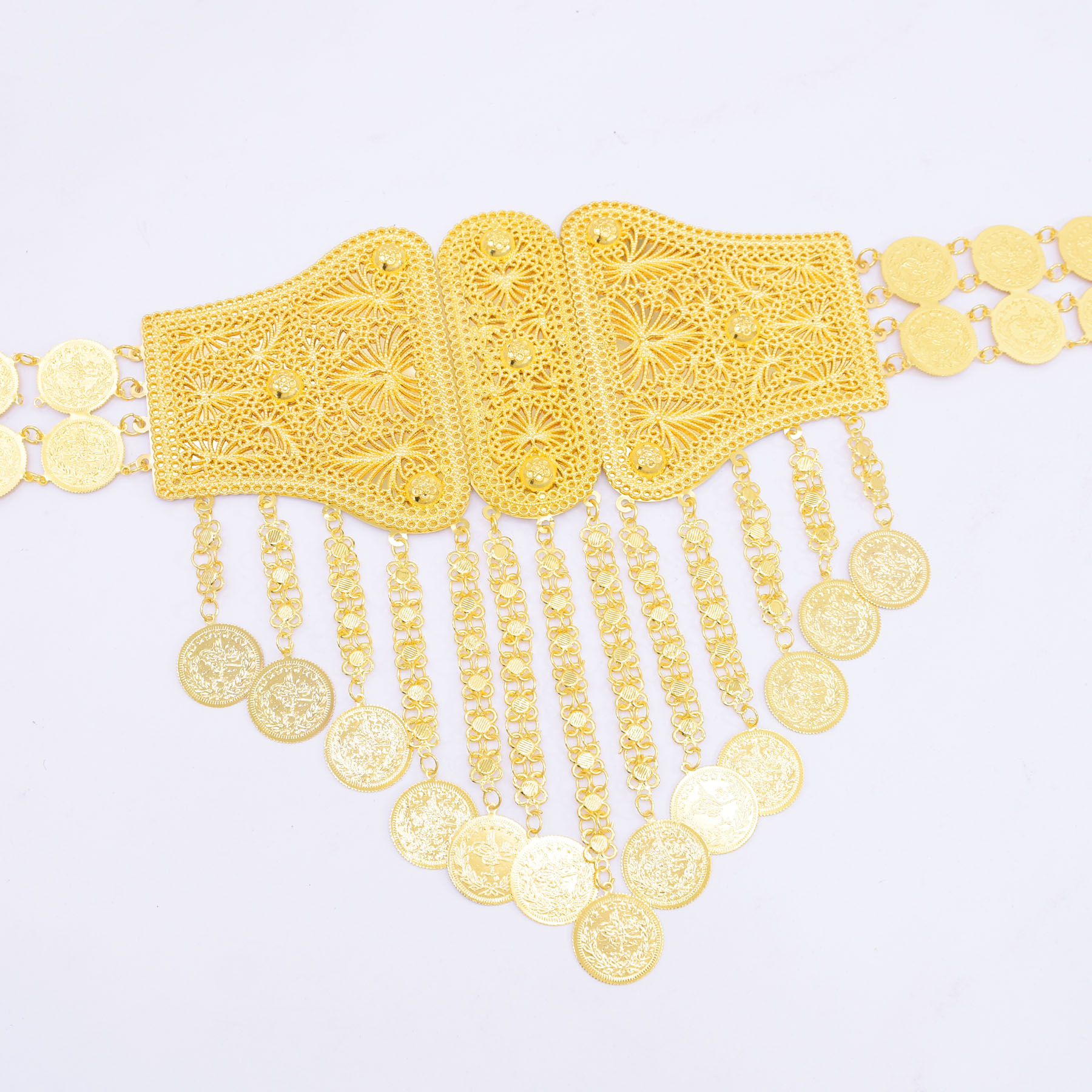 Indian Arab Gold Plated Wide W - đánh giá và giá Body Jewelry Indian