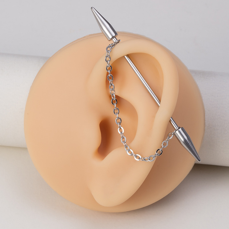 1pc Industrial Piercing Barbel - đánh giá và giá Industrial Barbell Long