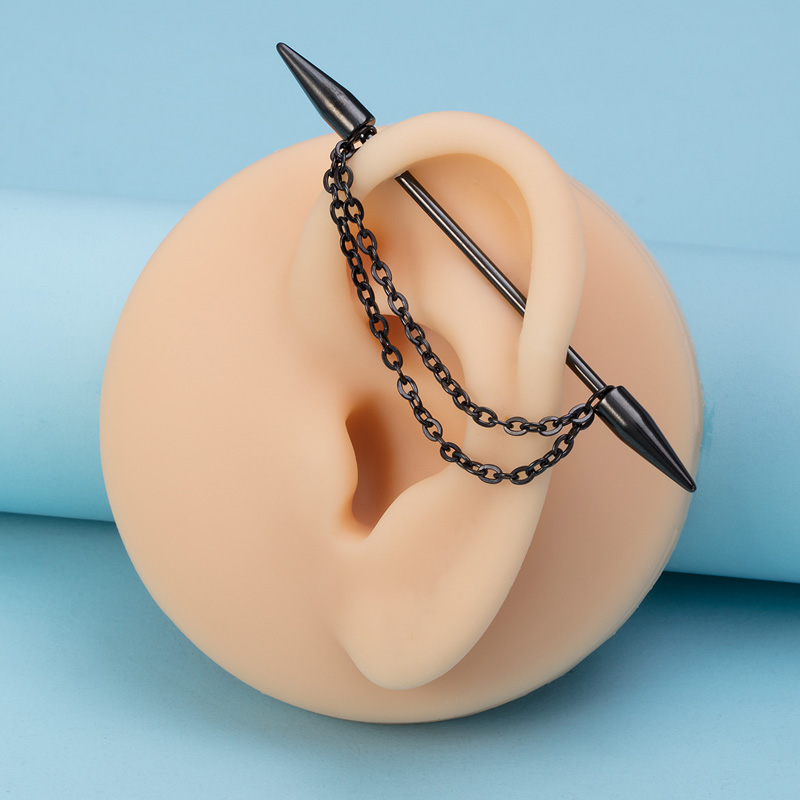 1pc Industrial Piercing Barbel - đánh giá và giá Industrial Barbell Long