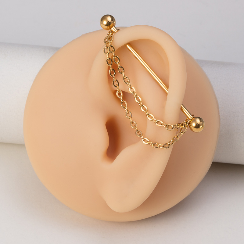 1pc Industrial Piercing Barbel - đánh giá và giá Industrial Barbell Long