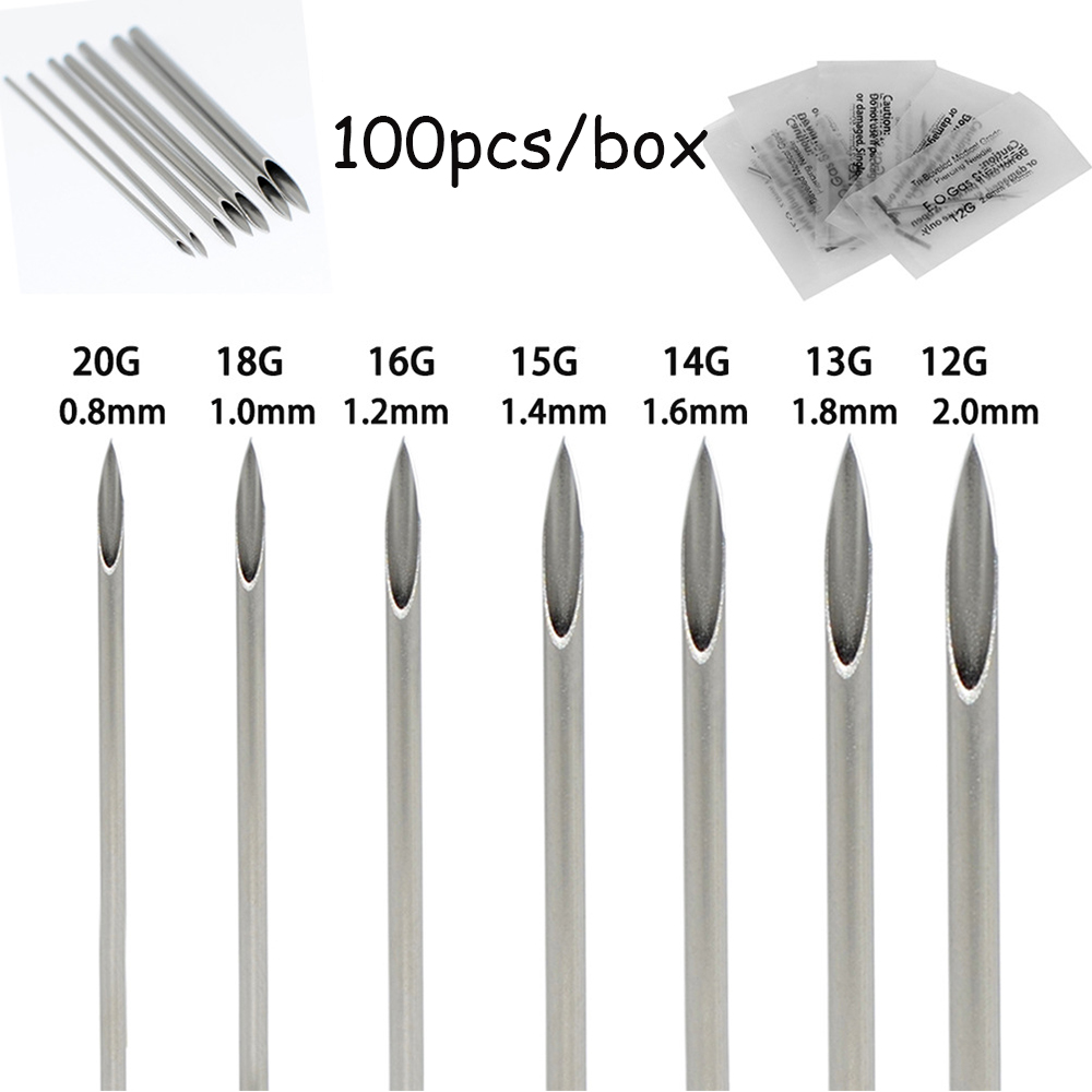 10-1000pcs Body Piercing Needl - đánh giá và giá Body Jewelry Tool