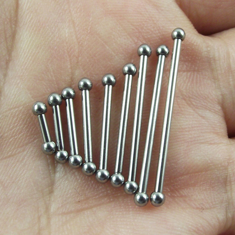 SaYao 2pcs 2mm mini ball Stain - đánh giá và giá Industrial Barbell Long