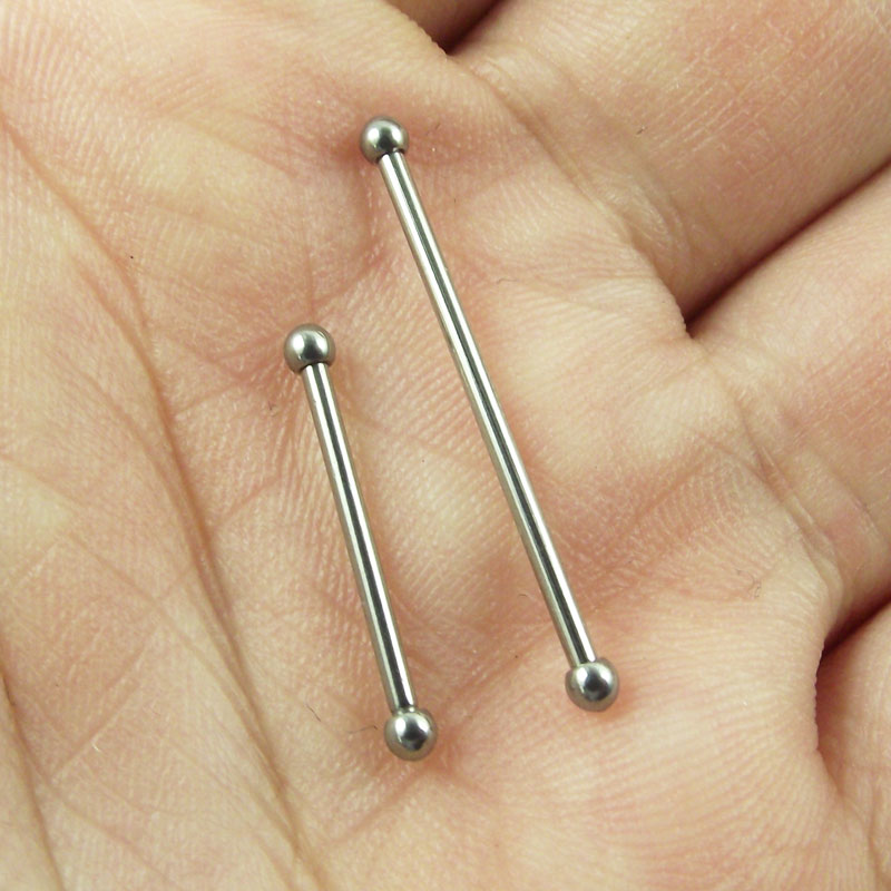 SaYao 2pcs 2mm mini ball Stain - đánh giá và giá Industrial Barbell Long