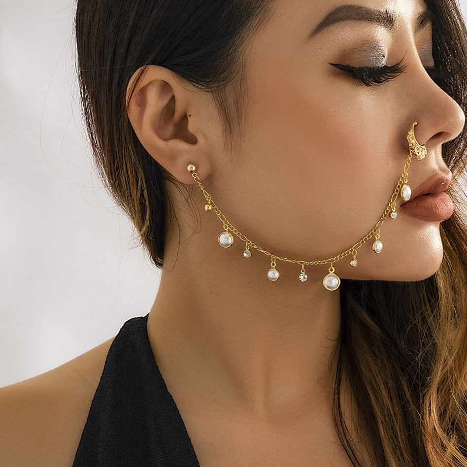 Indian Gold Color Pearl Butter - đánh giá và giá Body Jewelry Indian