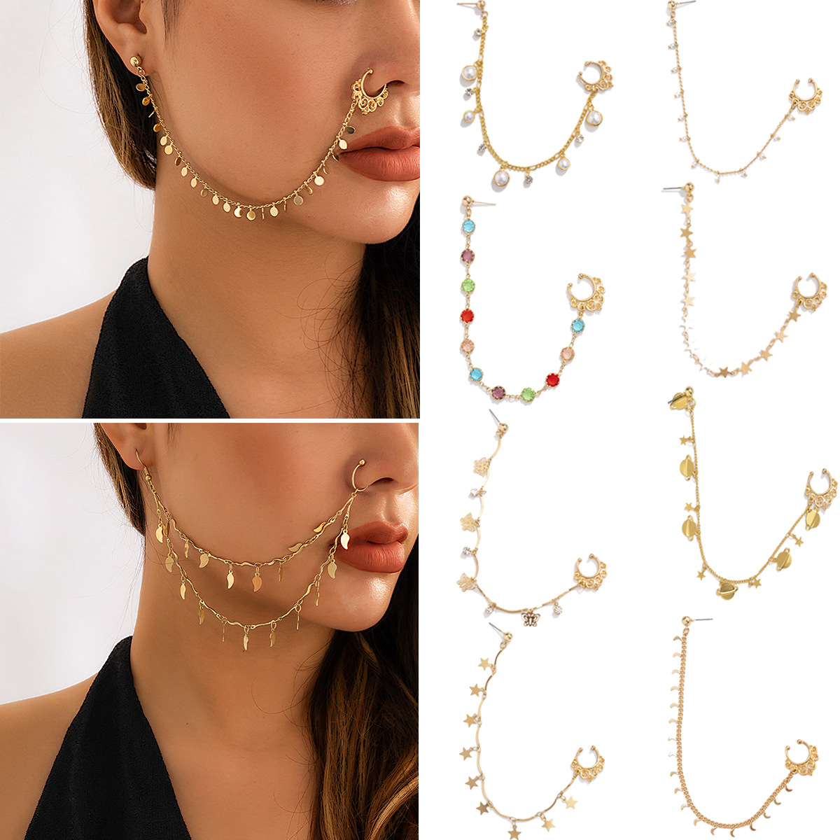 Indian Gold Color Pearl Butter - đánh giá và giá Body Jewelry Indian