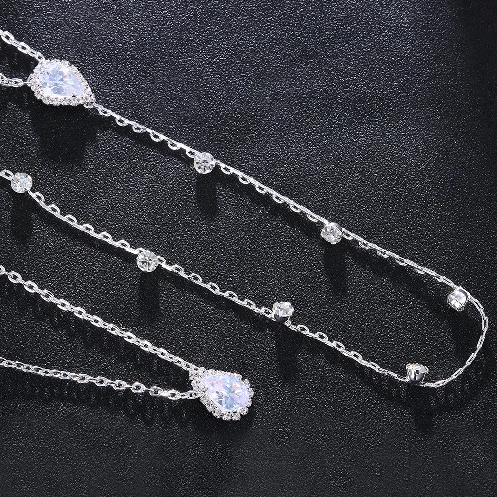 Stonefans Zircon Water Drop Cr - đánh giá và giá Body Jewelry For Backless Dress