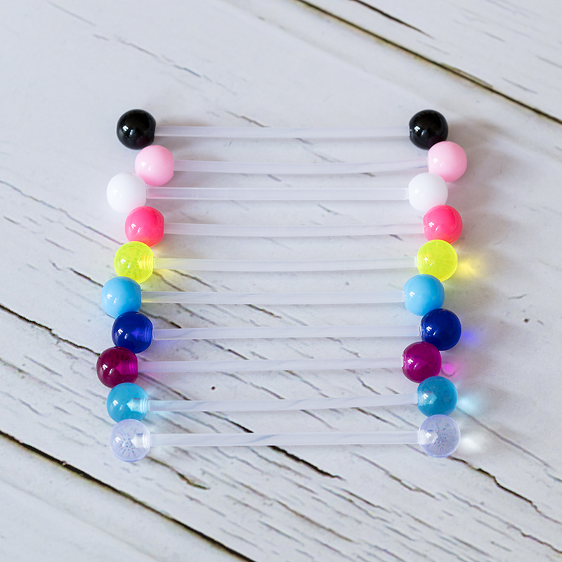 10-50pcs Acrylic Cartilage Ear - đánh giá và giá Industrial Barbell Long