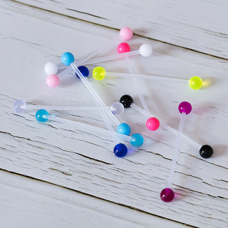 10-50pcs Acrylic Cartilage Ear - đánh giá và giá Industrial Barbell Long