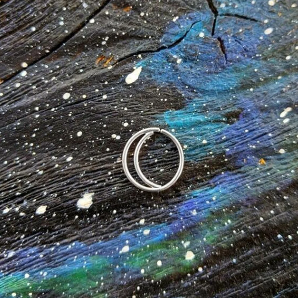 Stainless Steel Moon Nose Hoop - đánh giá và giá Body Jewelry Indian