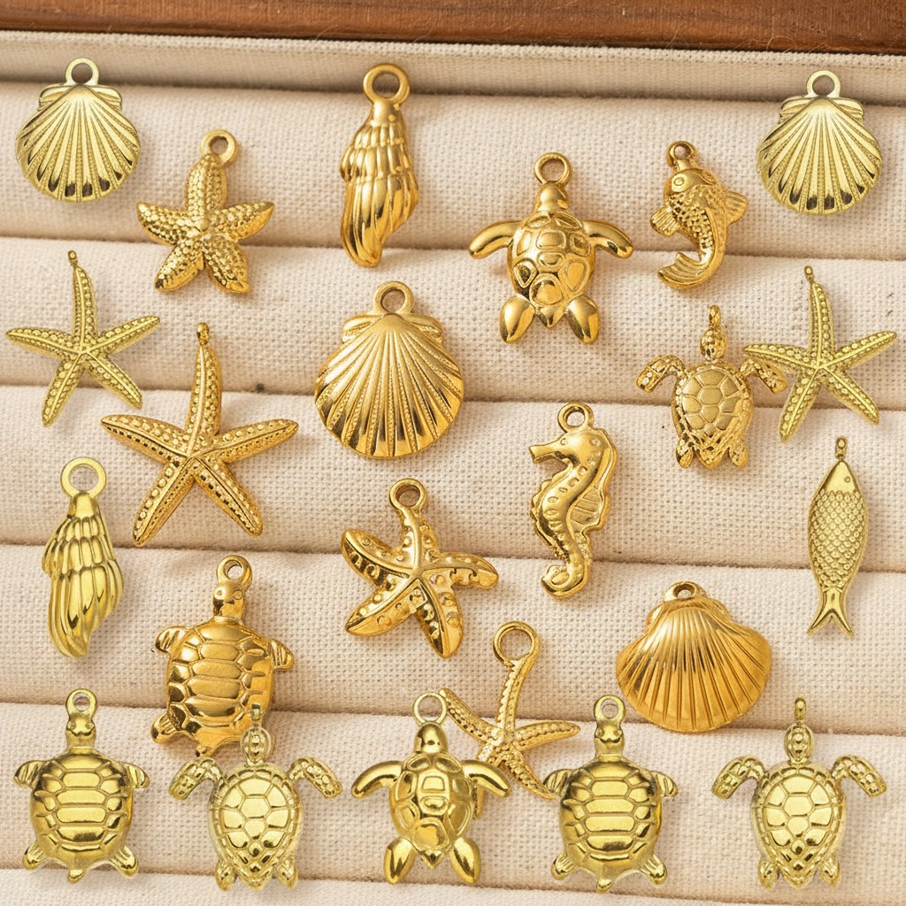 10pcs Stainless Steel Summer B - đánh giá và giá Body Jewelry Beach