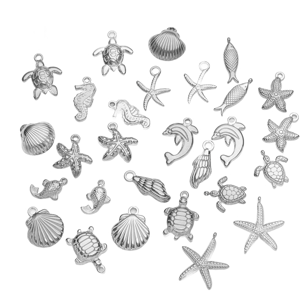 10pcs Stainless Steel Summer B - đánh giá và giá Body Jewelry Beach