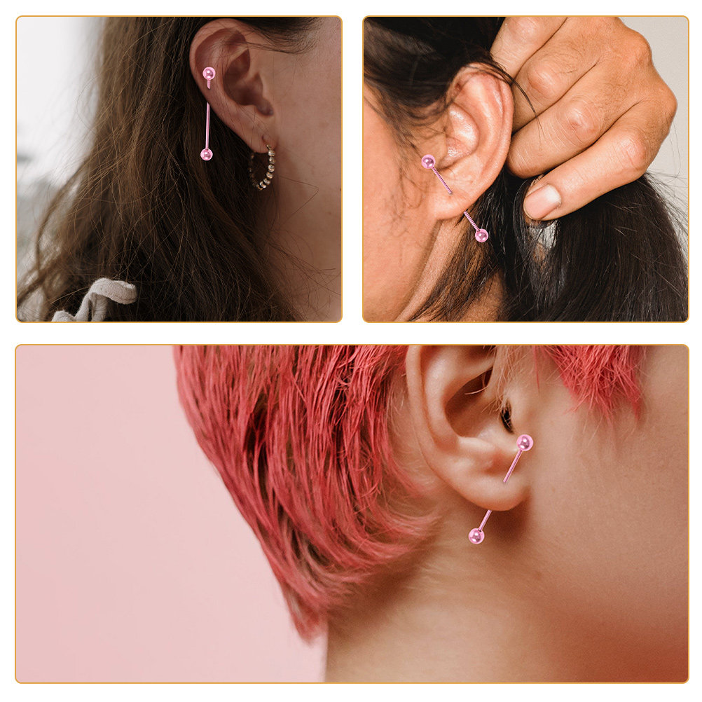 2Pcs Ear Cartilage Needle Stai - đánh giá và giá Industrial Barbell Long