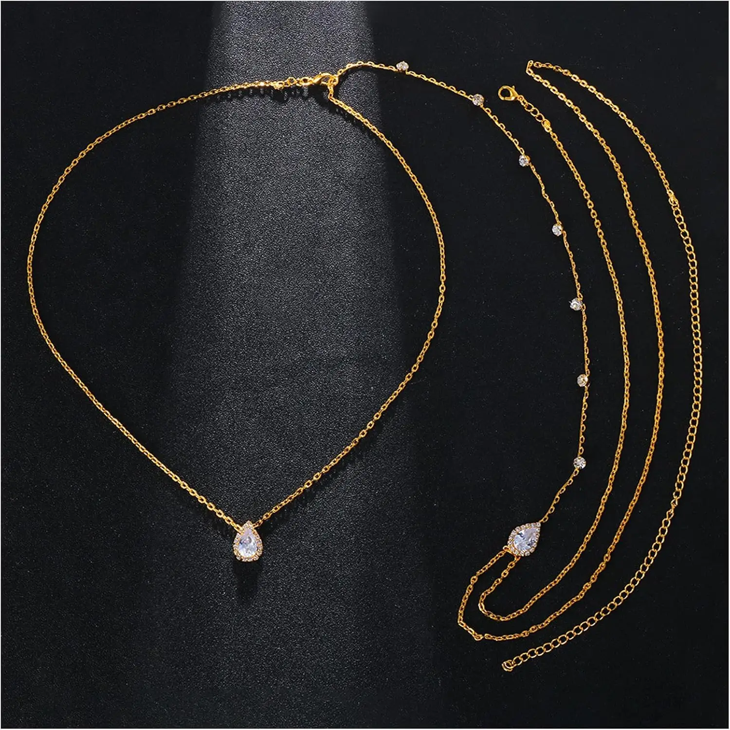 Sexy Rhinestone Back Chain Nec - đánh giá và giá Body Jewelry For Backless Dress