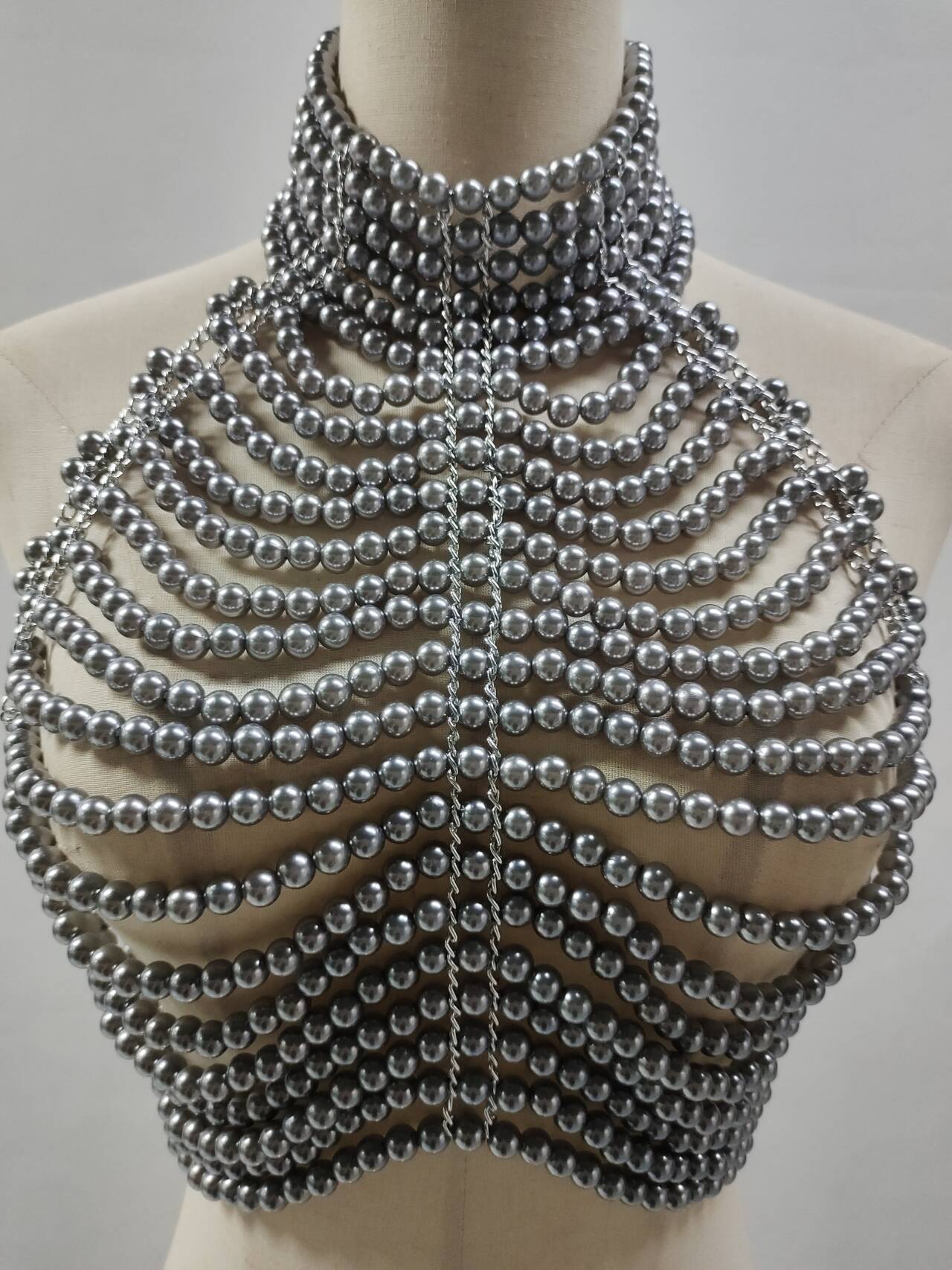 Women's Tank Tops Pile Collar  - đánh giá và giá Body Jewelry For Backless Dress
