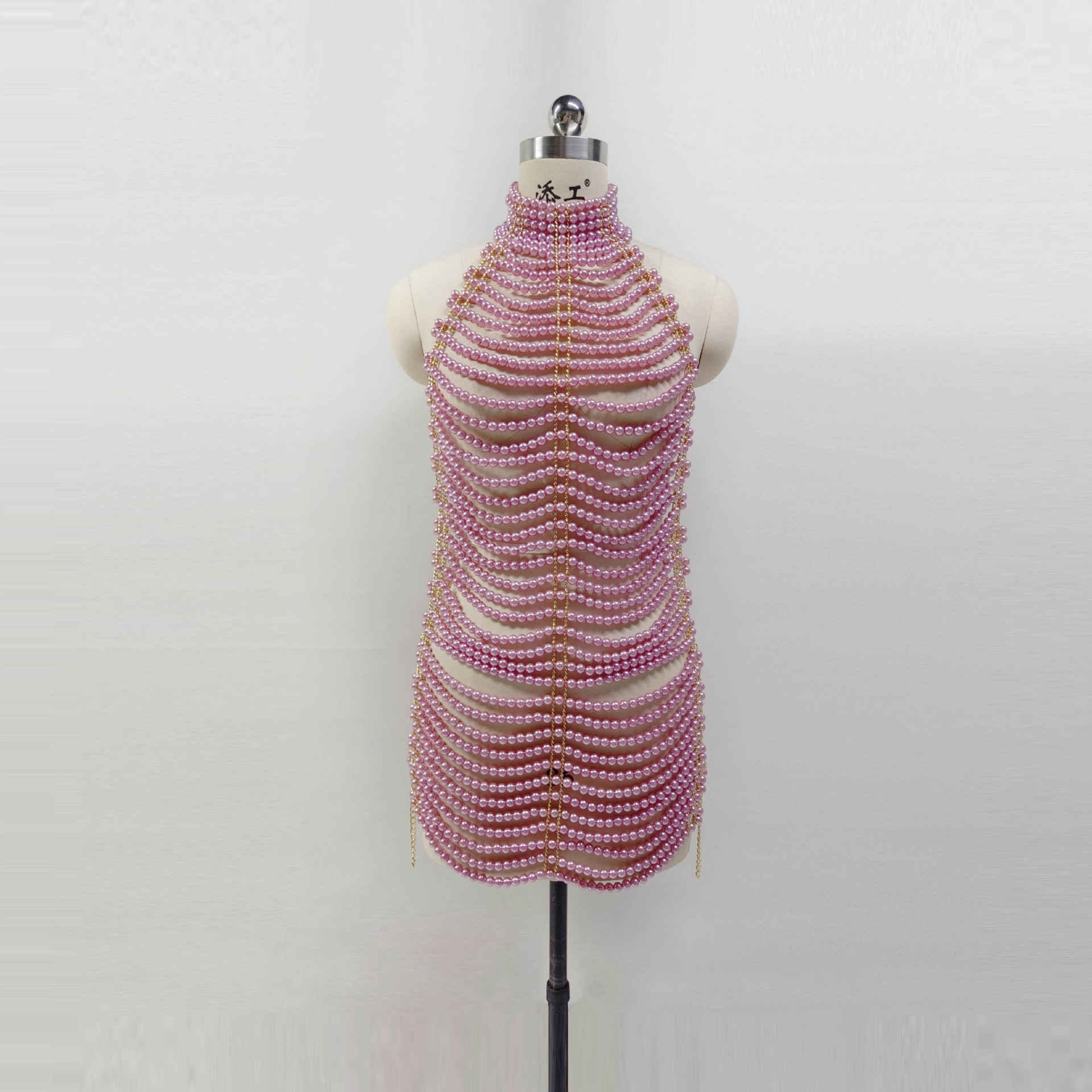 Women's Tank Tops Pile Collar  - đánh giá và giá Body Jewelry For Backless Dress