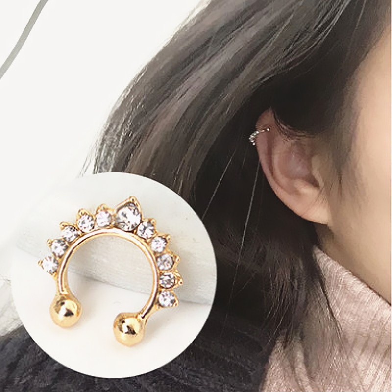 1PC U-Shape Nose Clip Fake Nos - đánh giá và giá Body Jewelry And Earrings