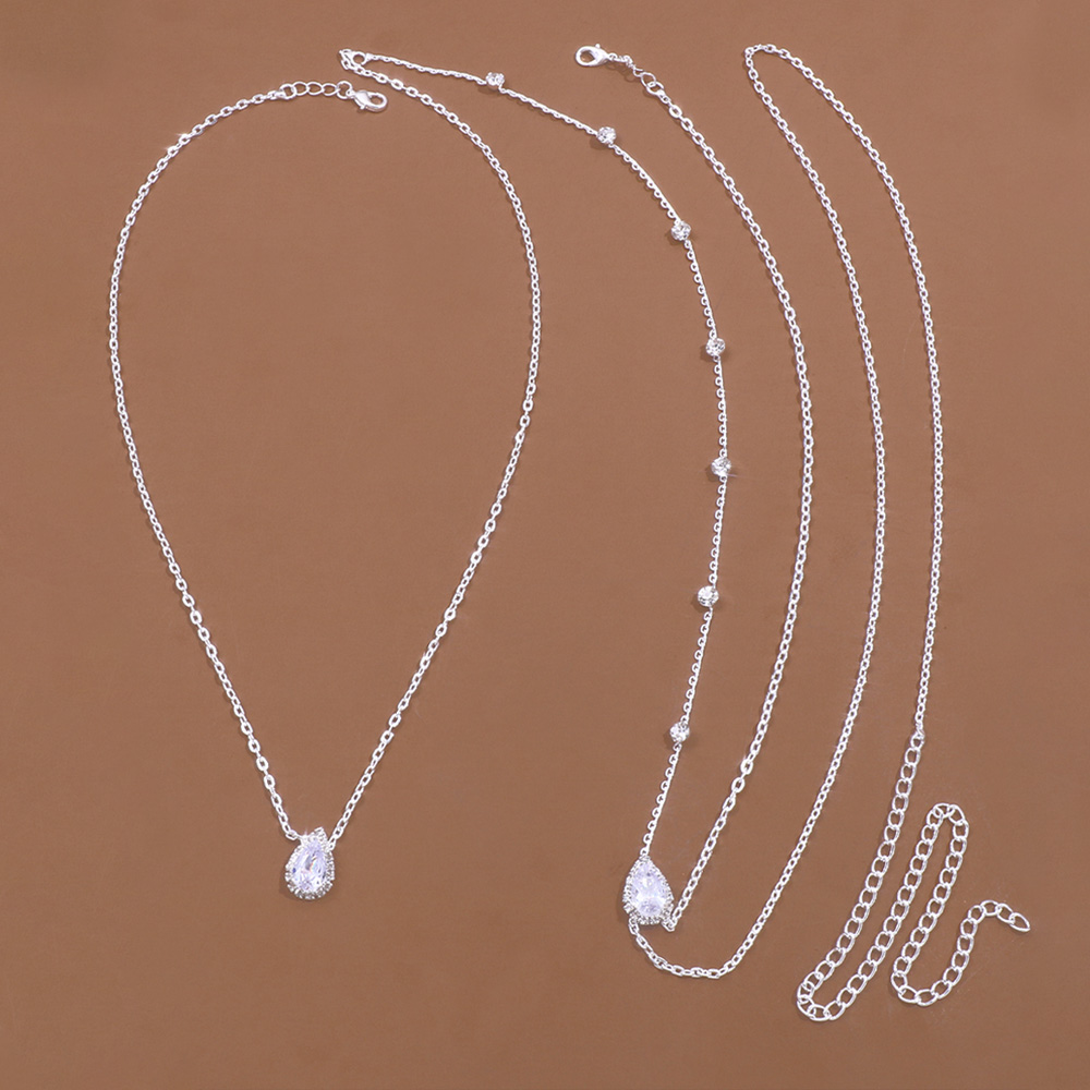 Stonefans Luxury Water Drop Zi - đánh giá và giá Body Jewelry For Backless Dress