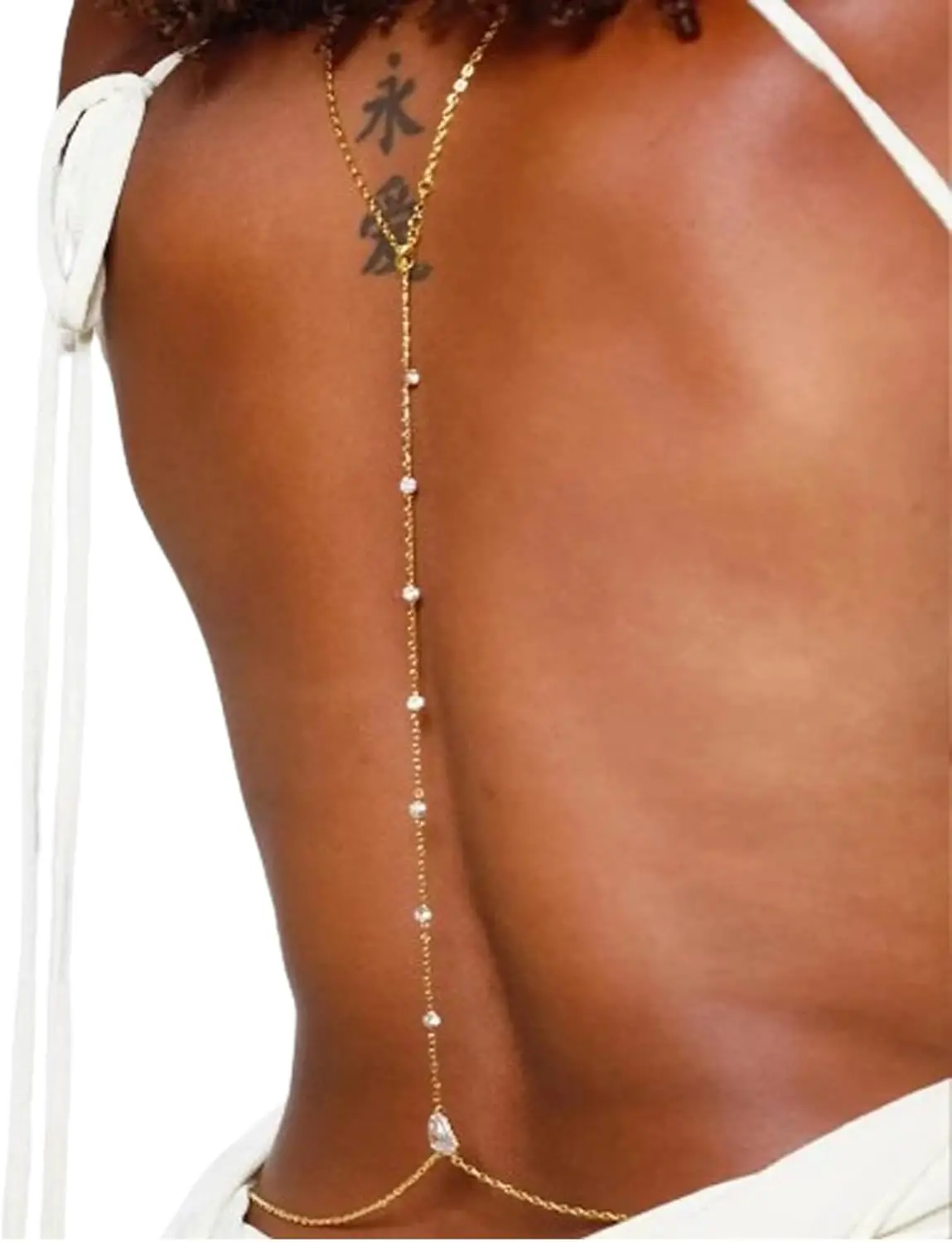Sexy Rhinestone Back Chain Nec - đánh giá và giá Body Jewelry For Backless Dress