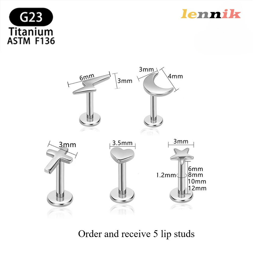 LENNIK F136 Titanium Alloy Cro - đánh giá và giá Body Jewelry And Earrings