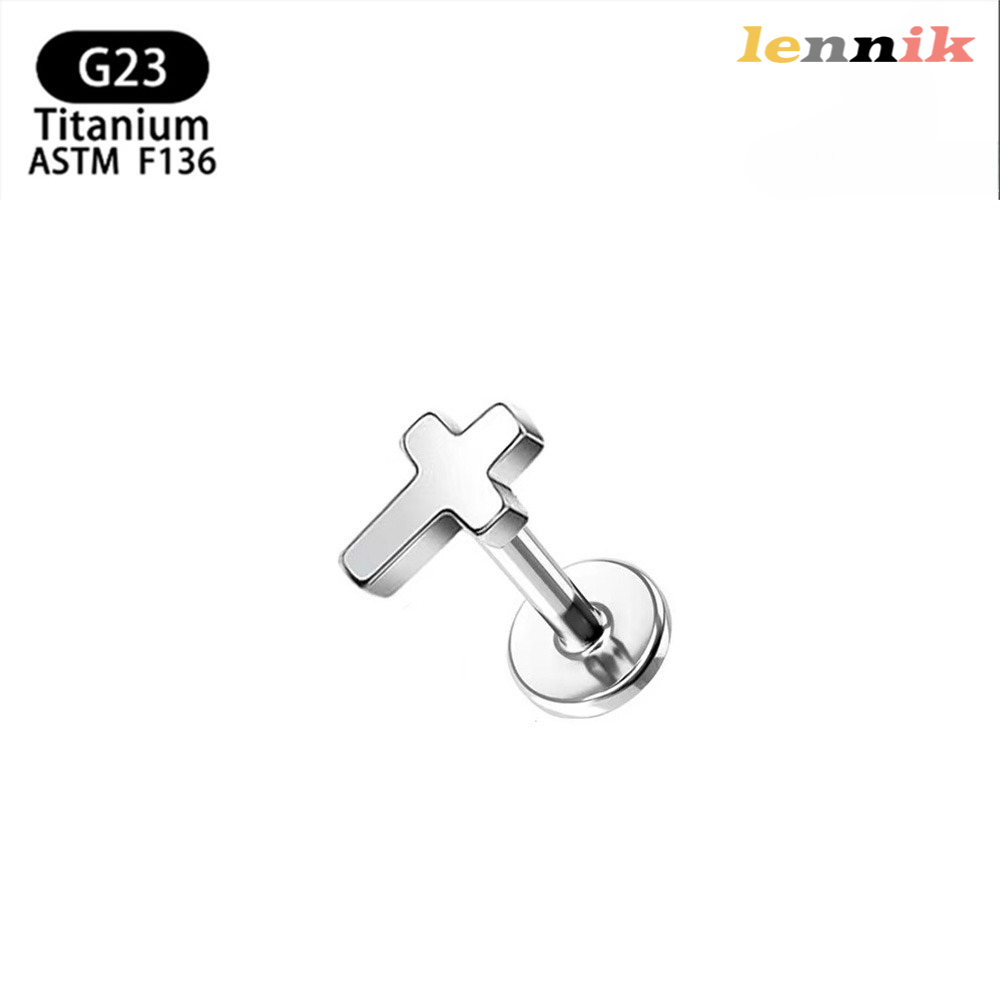 LENNIK F136 Titanium Alloy Cro - đánh giá và giá Body Jewelry And Earrings