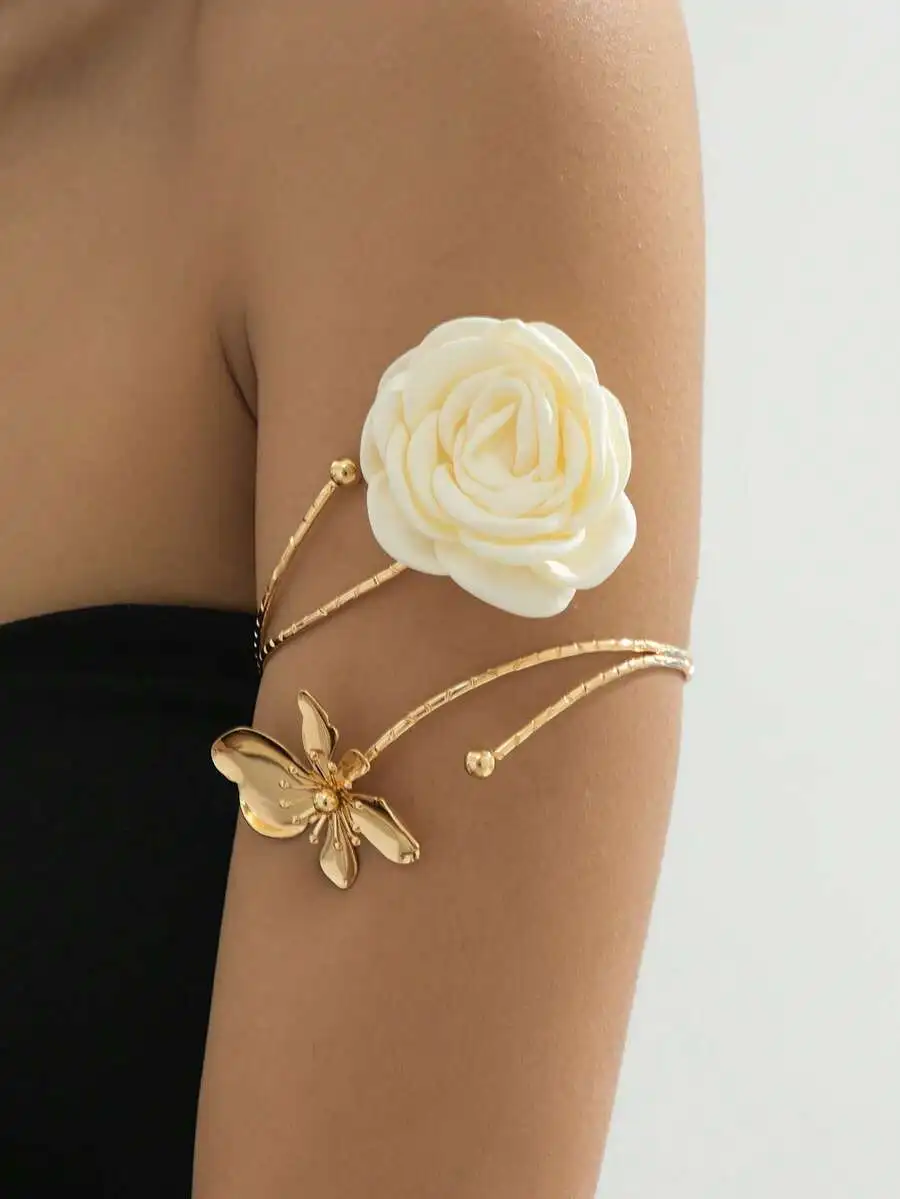 Floral Pearl Necklace Earring  - đánh giá và giá Body Jewelry Rings