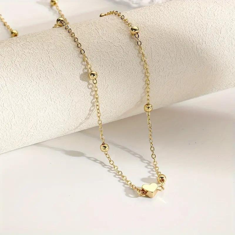 Girls Simple Heart Beaded Bell - đánh giá và giá Body Jewelry Beach