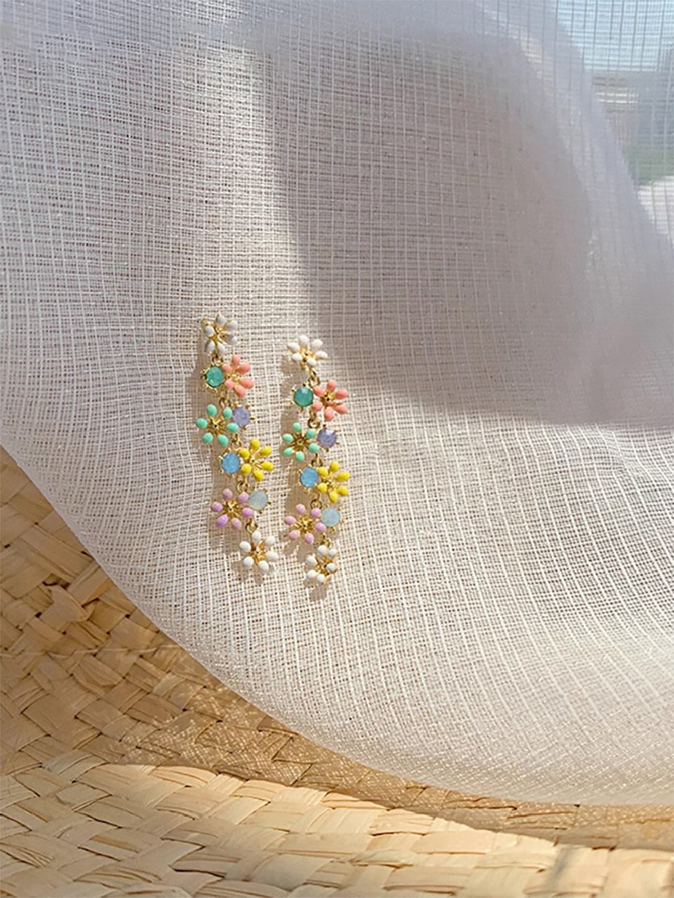 Andkiss 1pair Flower Tassel Ea - đánh giá và giá Body Jewelry And Earrings