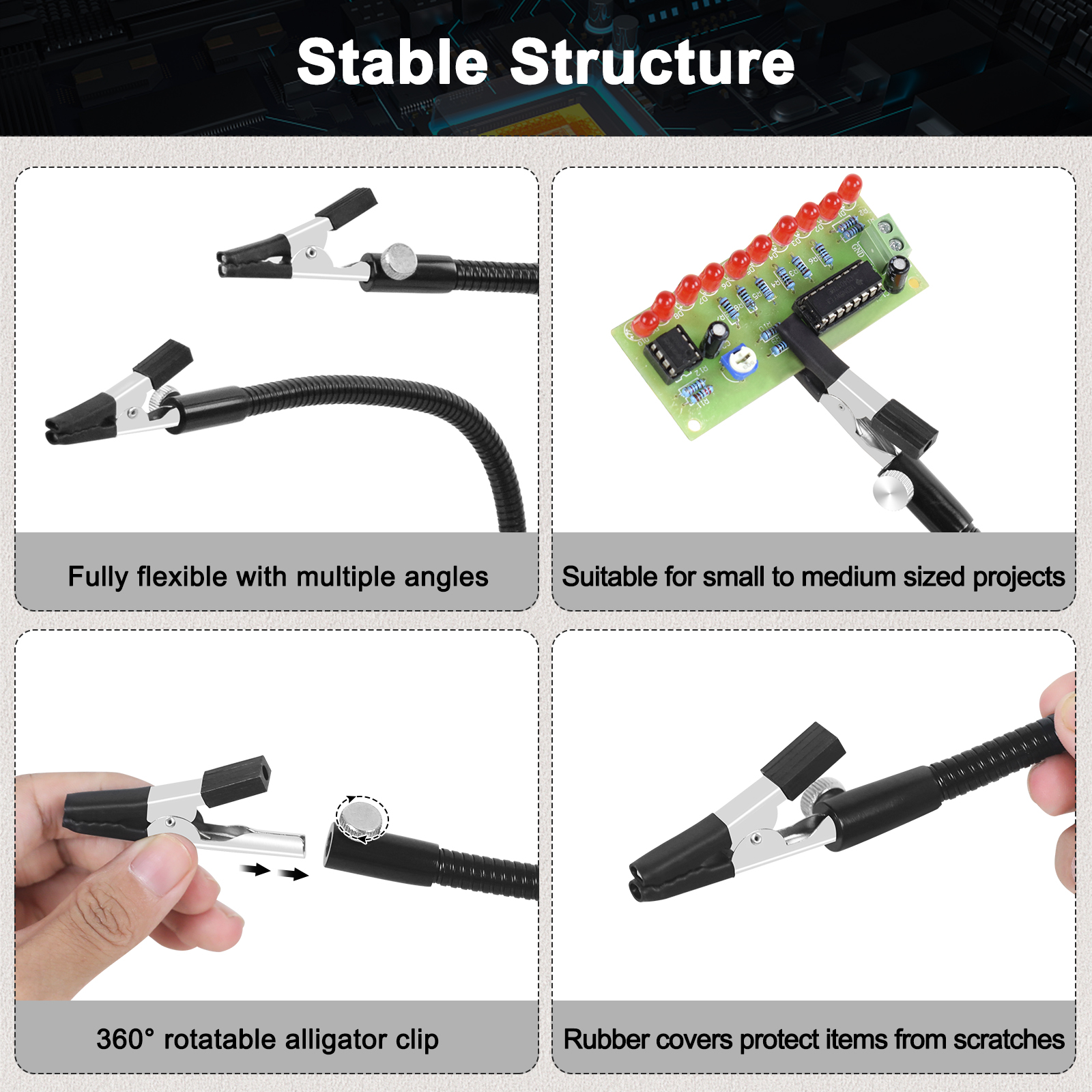 Toolour Magnetic Helping Hands - đánh giá và giá Body Jewelry Tool