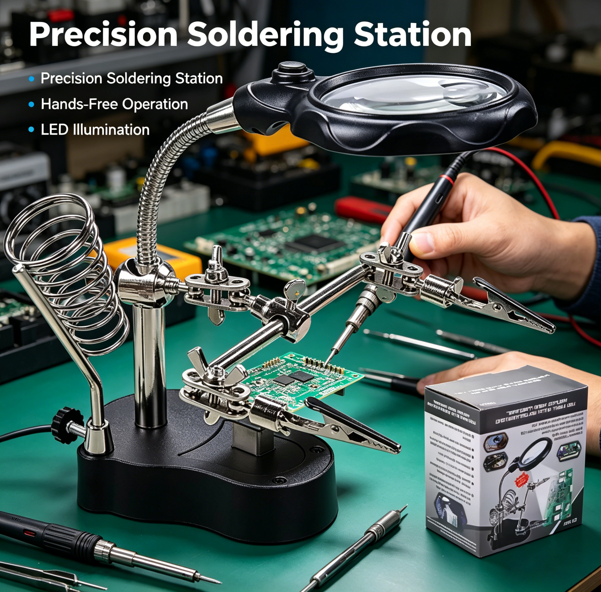 Helping Hands Soldering Statio - đánh giá và giá Body Jewelry Tool