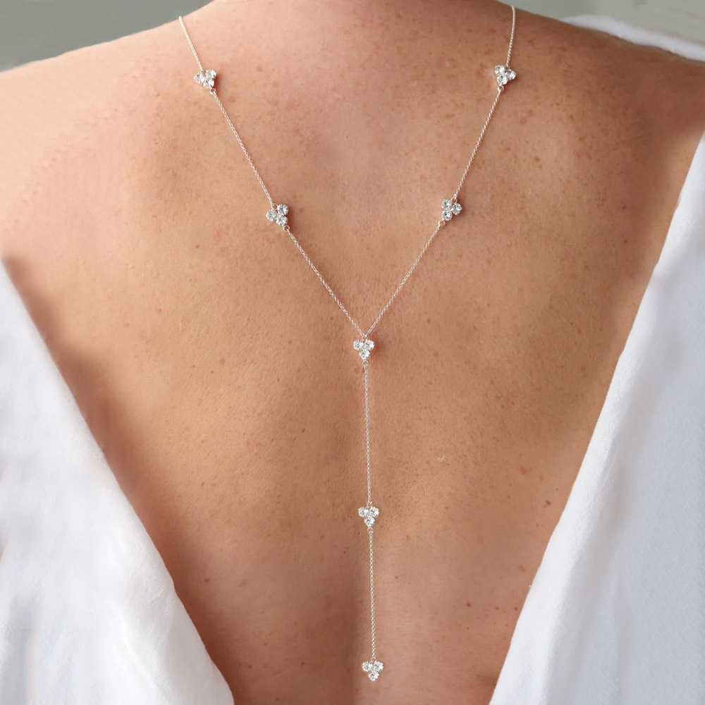 Stonefans Elegant Crystal Back - đánh giá và giá Body Jewelry For Backless Dress