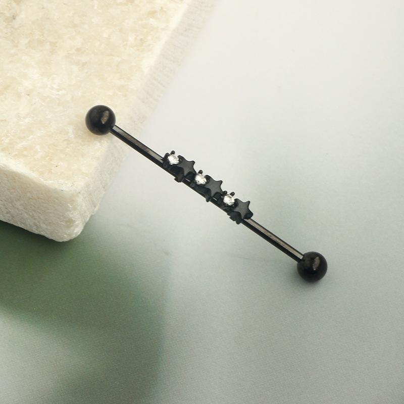 Stainless steel simple star Ba - đánh giá và giá Industrial Barbell Long