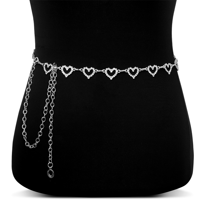 Fashion Rhinestone Heart Waist - đánh giá và giá Body Jewelry Beach