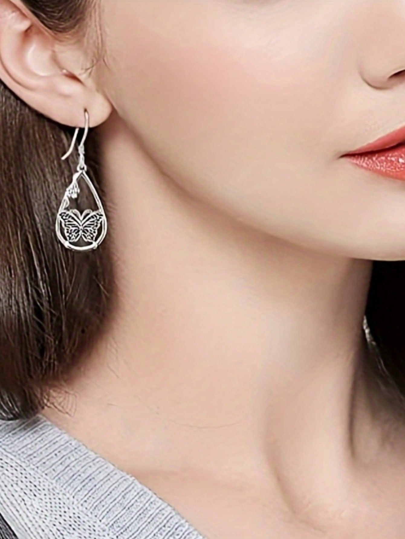1pair Vintage Fashionable Wate - đánh giá và giá Body Jewelry And Earrings