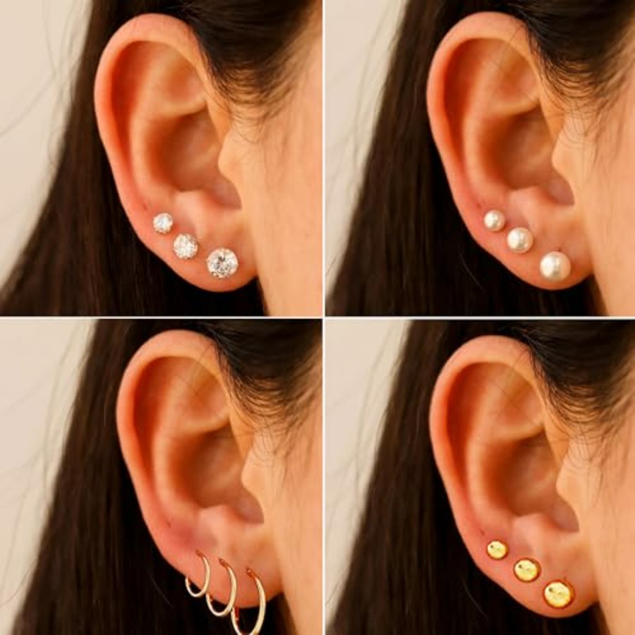 FAXHION 68 Pcs for with 7 Neck - đánh giá và giá Body Jewelry Rings