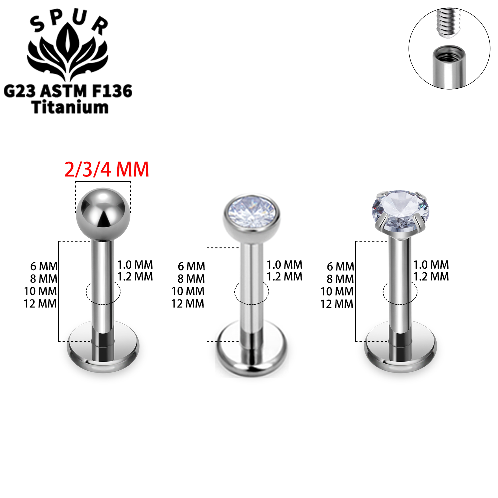 On Sale 10/50pc 16G/18G G23 Ti - đánh giá và giá Body Jewelry On Sale