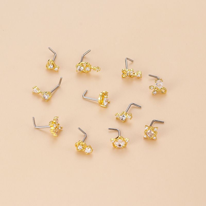 1PC 20G 316L Surgical Stainles - đánh giá và giá Body Jewelry Indian