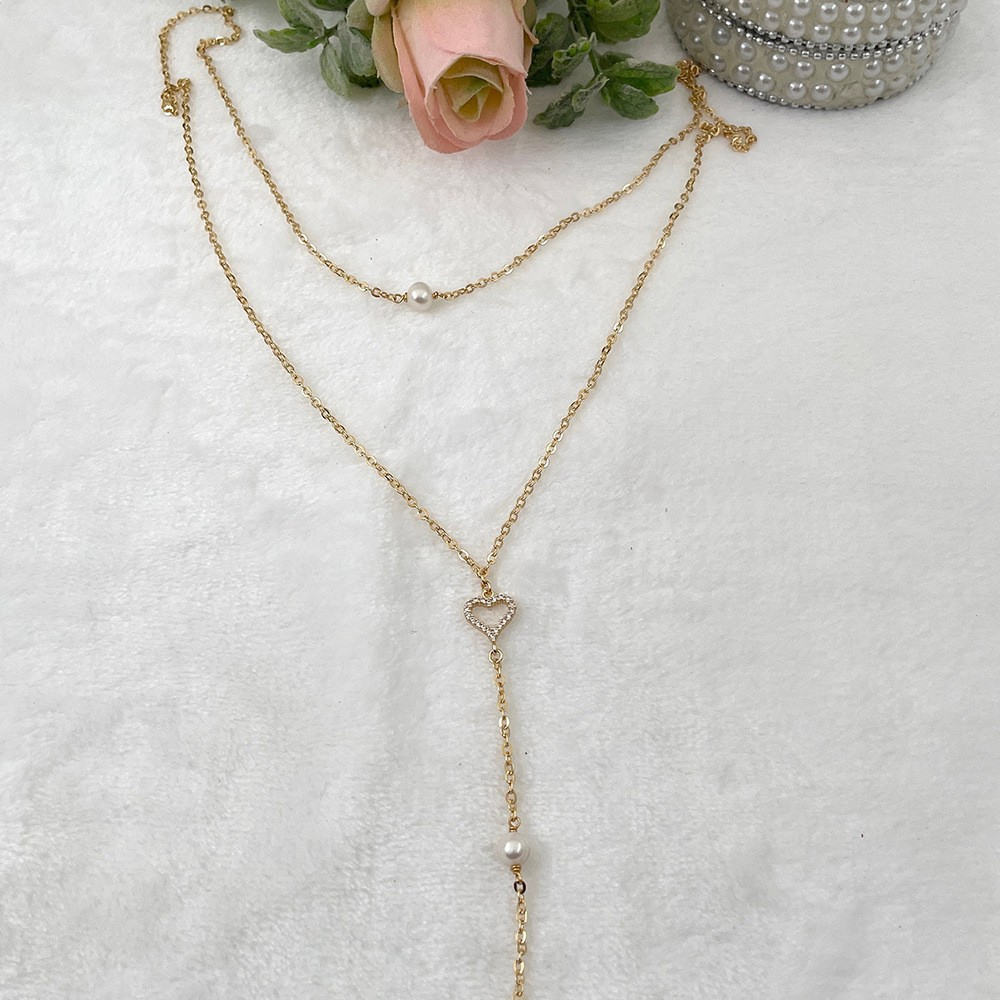 Hollow Heart Bridal Back Chain - đánh giá và giá Body Jewelry For Backless Dress