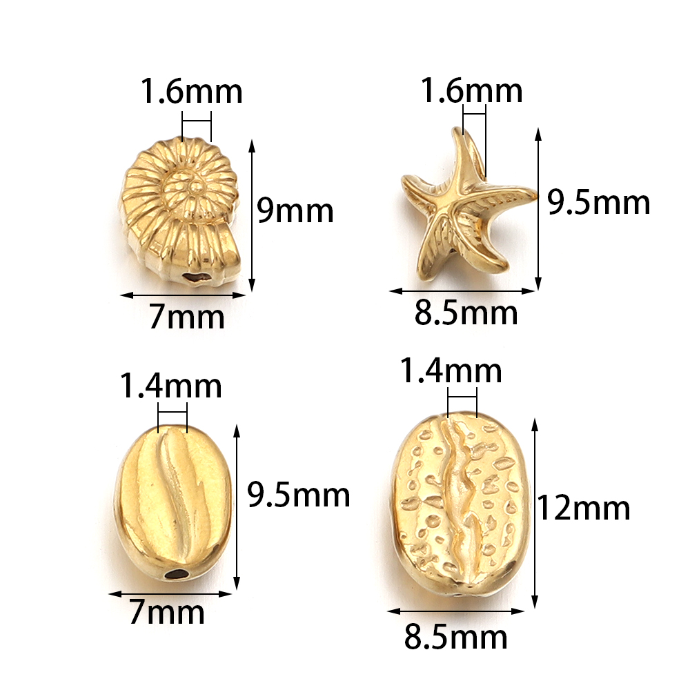 5pcs Stainless Steel Ocean Ani - đánh giá và giá Body Jewelry Beach