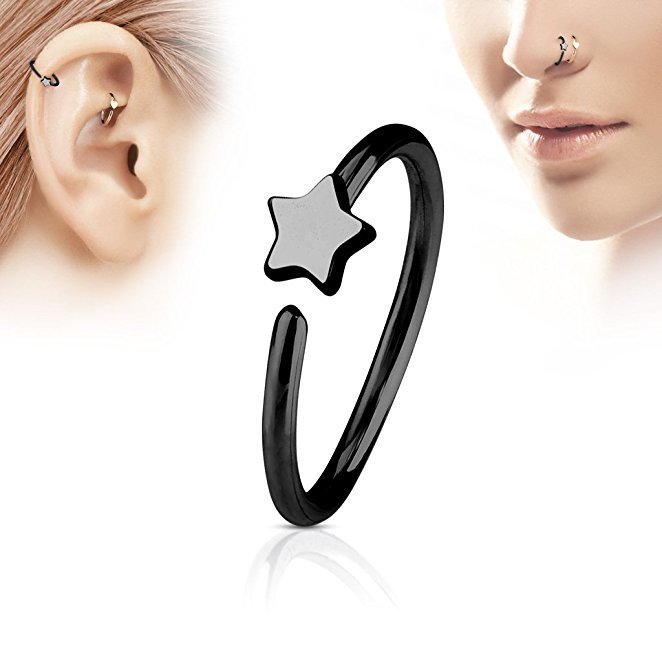 1Pcs Stainless Steel Star Nose - đánh giá và giá Body Jewelry And Earrings