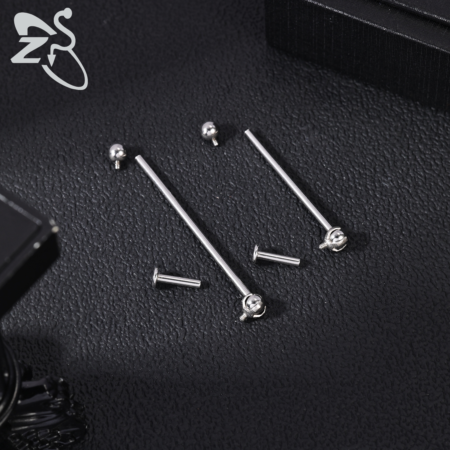 ZS 1 Piece 14/16G Stainless St - đánh giá và giá Industrial Barbell Long