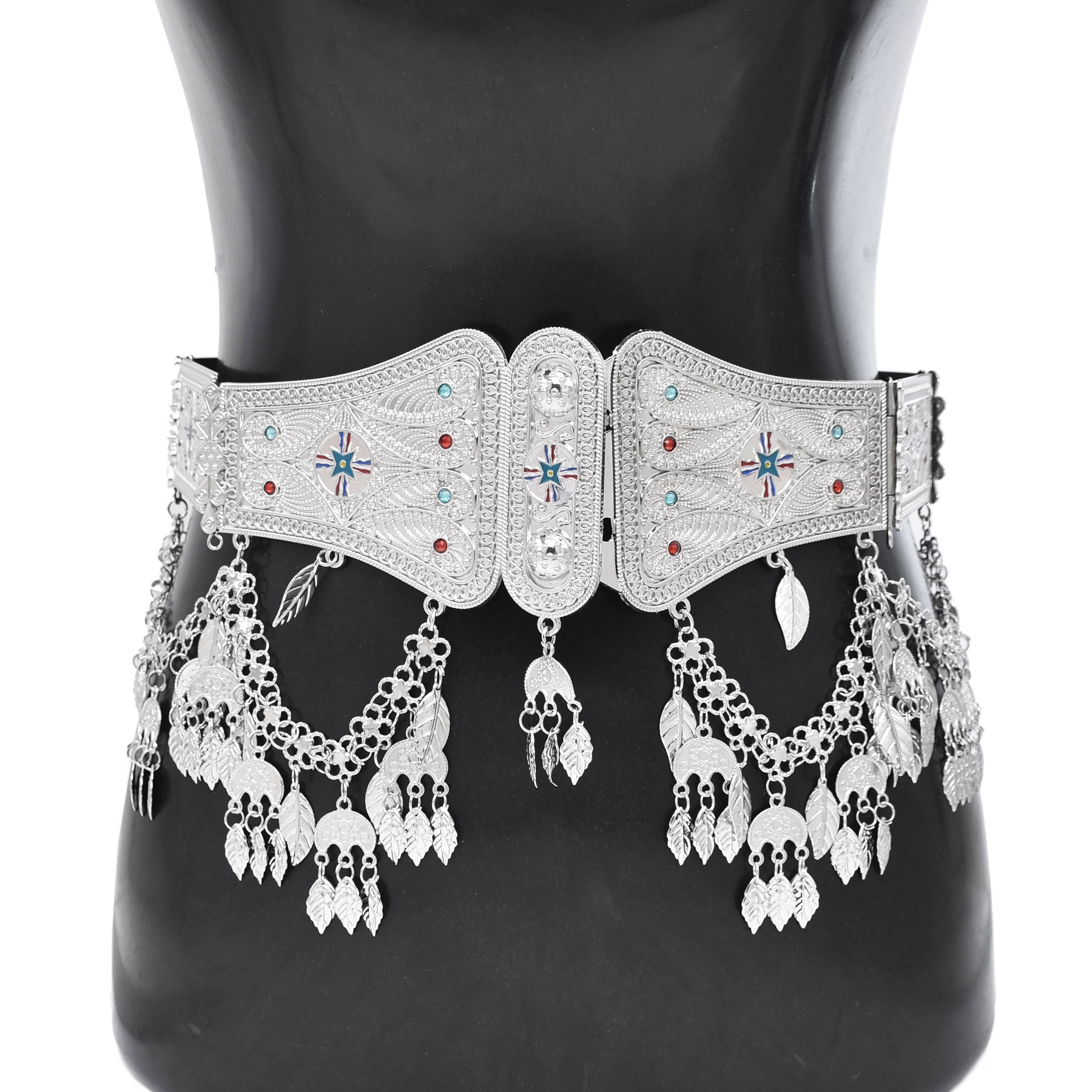 Silver Plated Moroccan Caftan  - đánh giá và giá Body Jewelry Indian