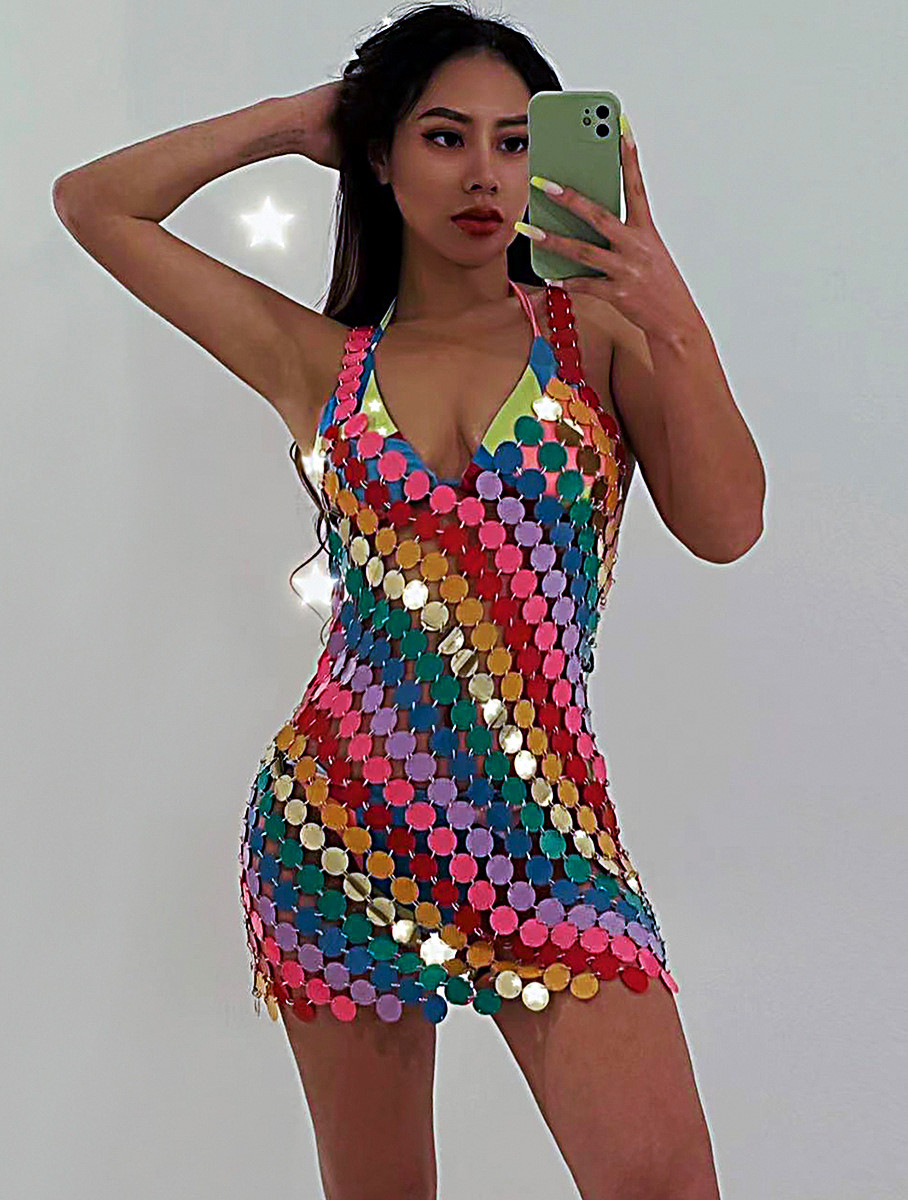 Sexy Backless Bling Mirror Col - đánh giá và giá Body Jewelry For Backless Dress