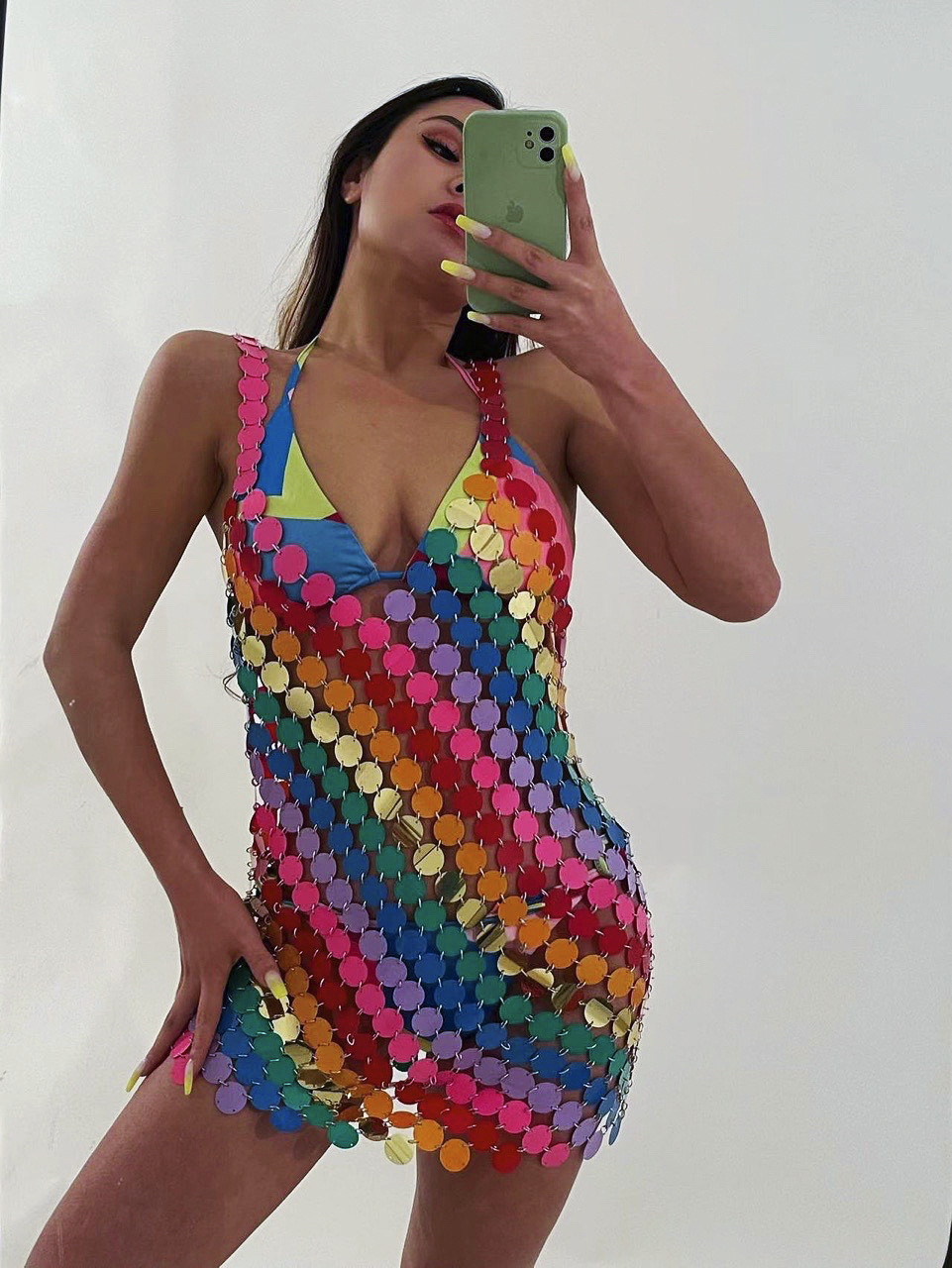Sexy Backless Bling Mirror Col - đánh giá và giá Body Jewelry For Backless Dress