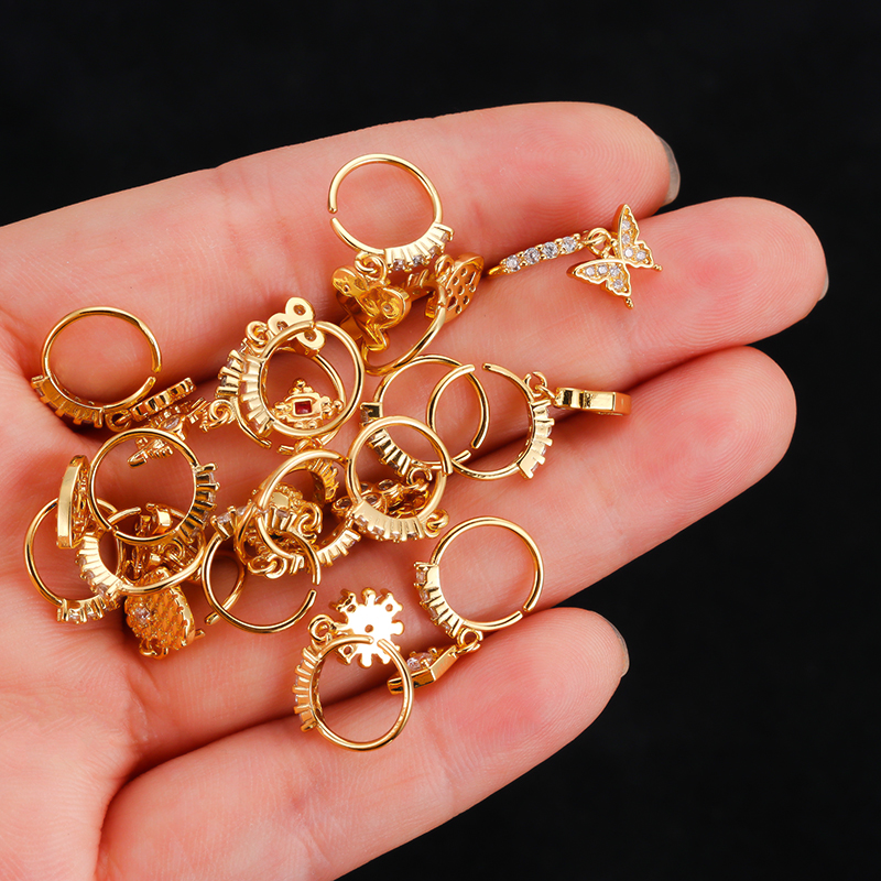 Stainless Steel Nose Ring with - đánh giá và giá Body Jewelry Indian