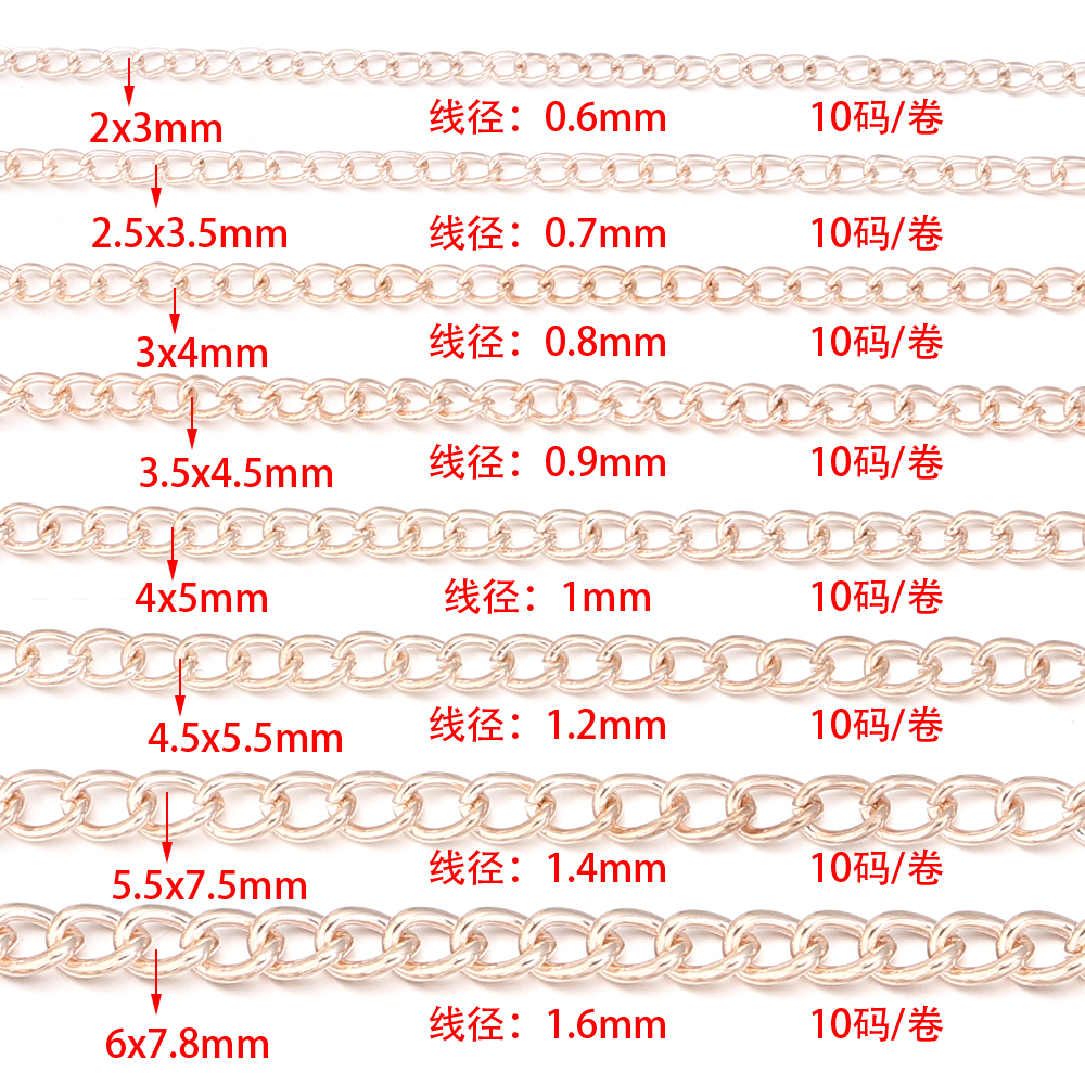 10yards/roll Flat 2-6mm Extens - đánh giá và giá Body Jewelry Beach