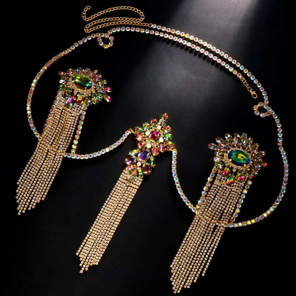 Sexy Tassel Color Crystal Ches - đánh giá và giá Body Jewelry Rings
